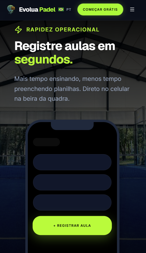 Preview Mobile Evolua Padel