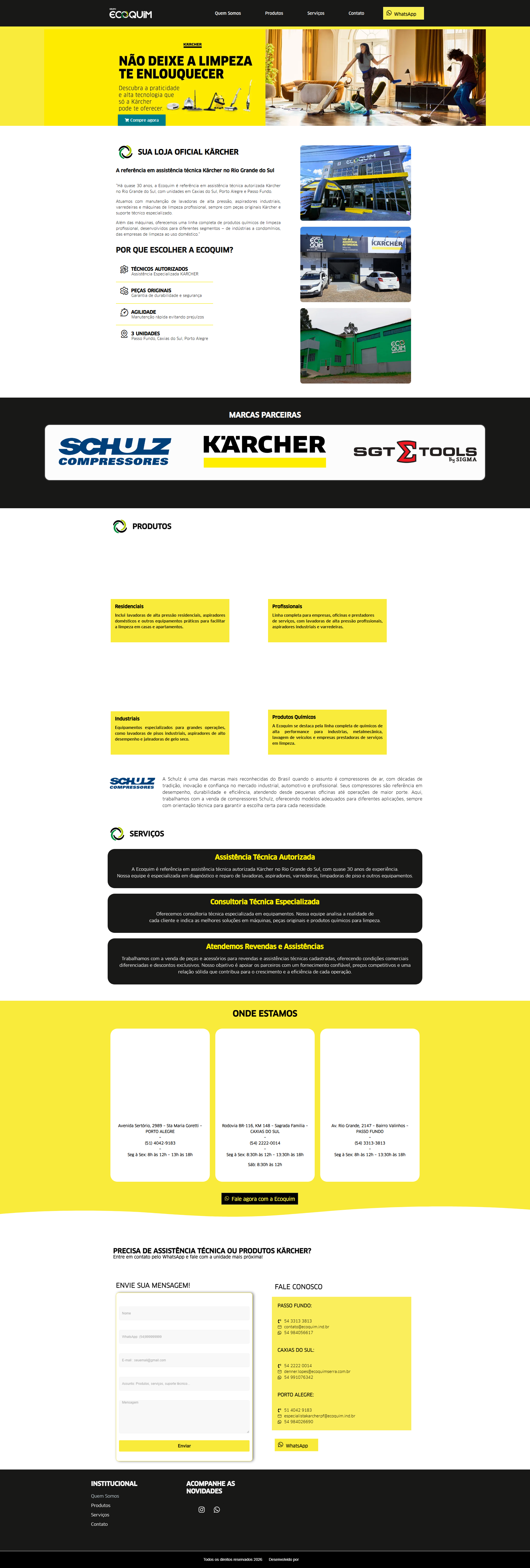 Preview Desktop Grupo Ecoquim